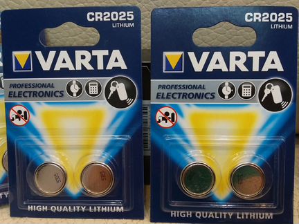 Литиевые батарейки Varta Electronics CR2016 3V