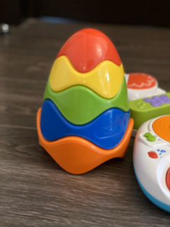 Набор детских игрушек Пирамидка Oball, пианино Bab