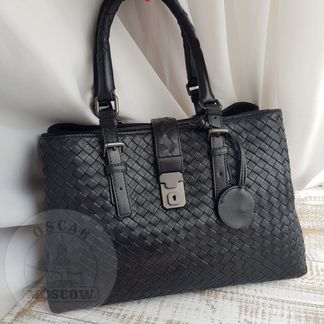 Женская кожаная сумка Bottega Veneta Roma Large