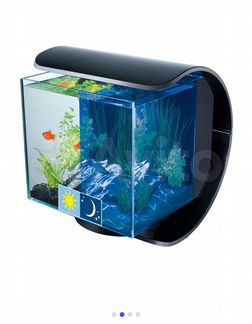 Абсолютно новый аквариум, 12 литров + уход