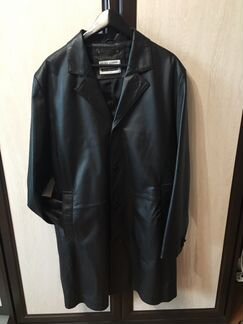 Пальто кожаное roverlakes