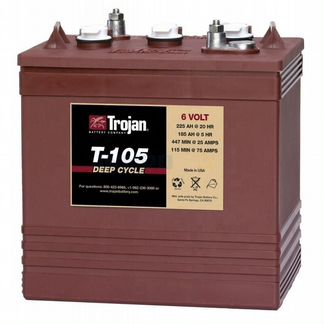 Тяговый аккумулятор Trojan T105 (6В 225Ач)