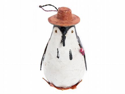 Набор из 17 винтажных елочных игрушек и флажков