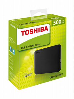 Портативный HDD Toshiba Canvio Ready 500 гб (черны