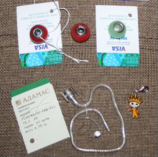 Шармы, браслеты, подвески Санлайт и Адамас