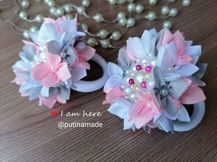 Бантик-резинка для волос (цена за пару)