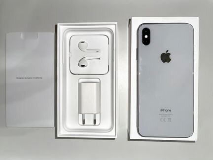 Телефон iPhone xs max 256gb silver