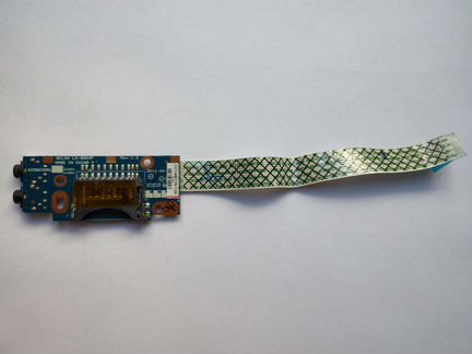 Плата audio + card Reader для ноутбука Samsung
