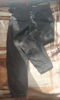 Новые черные джинсы pull&bear mom fit
