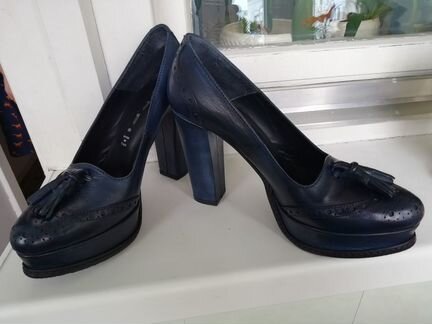 Туфли джинсово-синие Tiffi