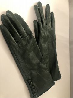Перчатки кожаные женские