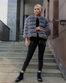 Хит. Шубка из песца, новая, шоурум, Арт: X315