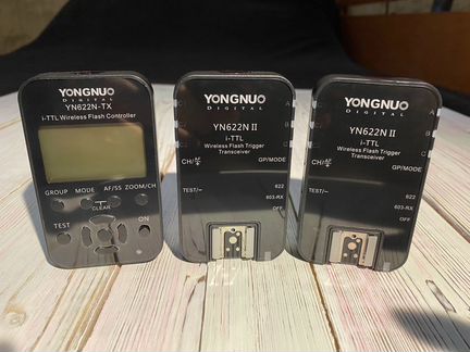 Yongnuo YN-622N-TX и 2 шт TTL Yongnuo YN-622N II