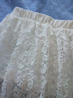 Новая р146 кружевная юбка