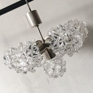 Винтажная люстра Чехословакия 60е