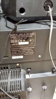 Музыкальный центр sony HCD-RG70AV