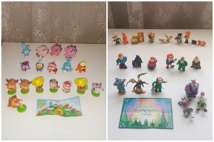 Игрушки киндер 90-х Winx Шрек Мадагаскар Спанч Боб