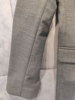 Школьный серый пиджак размер 146