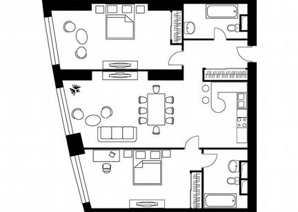 2-к квартира, 108.7 м², 37/56 эт.