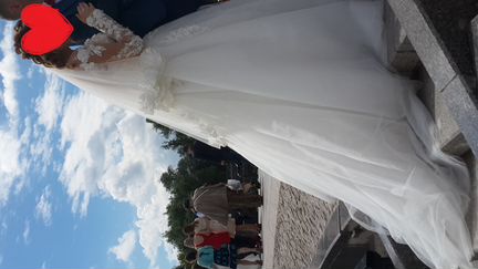 Потрясающее свадебное платье