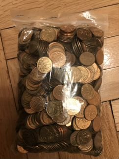 Опт куча 1030 монет РФ, 10 копеек 1997-2015