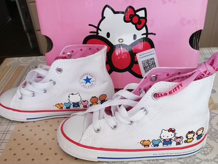 Новые кеды Converse hello kitty