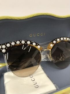 Очки Gucci (оригинал) + чехол, мешочек и пакет