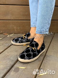 Мокасины gucci зима