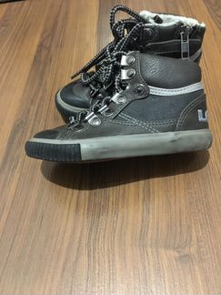 Кожаные утеплённые кеды Levi’s