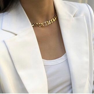 Чокер цепочка колье Dior