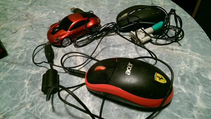 Компьютерные мыши Ferrari, Pantera, Porsche