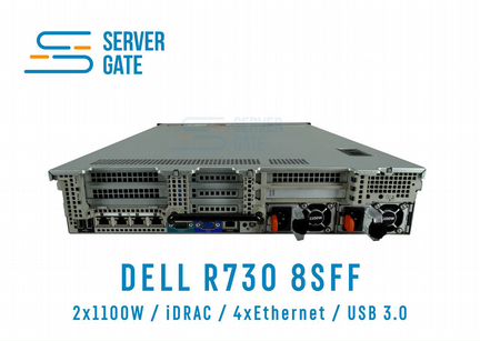 Сервер dell R730 8SFF 2 x E5-2680v3 32 GB