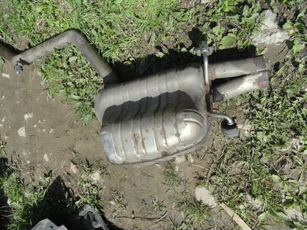 Mercedes w204 глушитель задняя часть на 651 дт