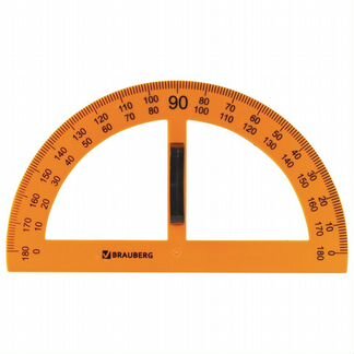 Набор чертежный Brauberg для классной доски (2 треугольника, транспортир, циркуль, линейка 100 см) (210383)