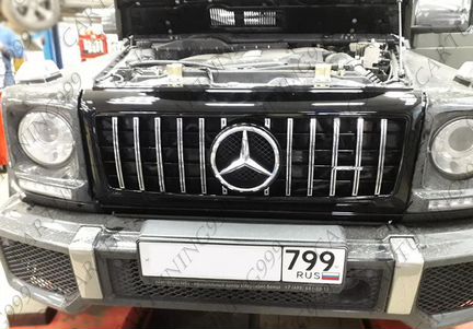 Решетка AMG GT Mercedes G 463 хром