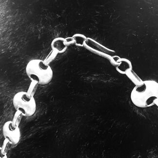 Колье серебр