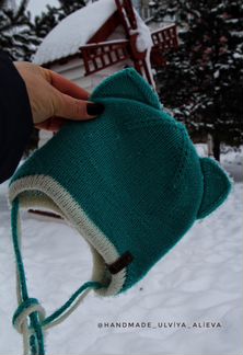 Комплект шапки в стиле family look