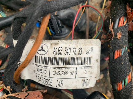 Электропроводка Mercedes M-Class W163 112.970 3.7L