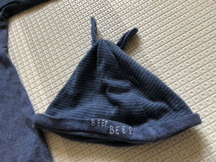 Слип с шапочкой mothercare 9-12 мес