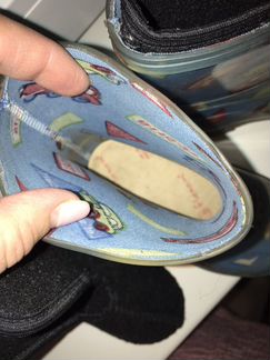 Сапожки резиновые с теплым сапожком