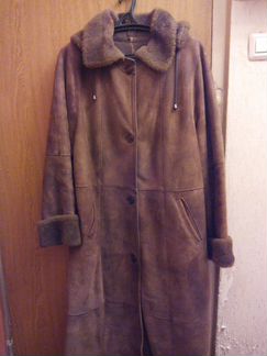 Дубленка натуральная длинная 56-58 размера