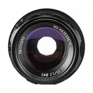 Объектив 7Artisans 35mm F1.2 Nikon Z mount Чёрный