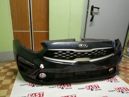 Бампер передний kia cerato 4 темный