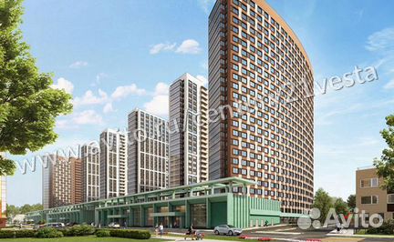 Студия, 21.7 м², 19/27 эт.