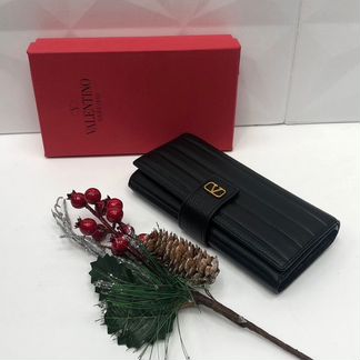Новый женский кошелек кожа Valentino 3 расцветки