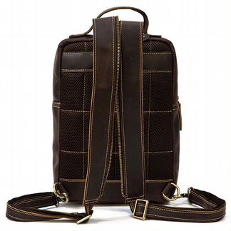 Мужской кожаный рюкзак портфель натуральная BP715