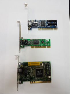Сетевые карты 10/100 Mb PCI разные