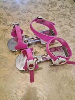 Коньки двухпрлозные раздвижные