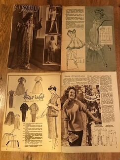 Журналы мод EzAdivat Венгрия 1957