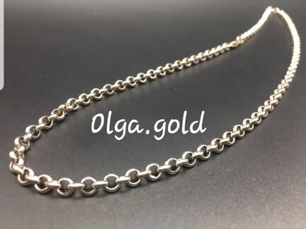 Золотая цепь шопард белое золото